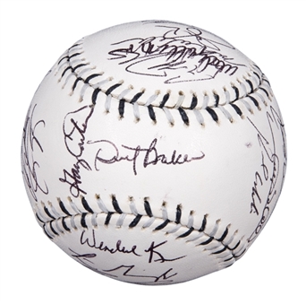 2003 National League Team Signed Official All-Star Game Baseball With 26 Signatures Including Gary Carter, Smoltz & La Russa (MLB Authenticated)